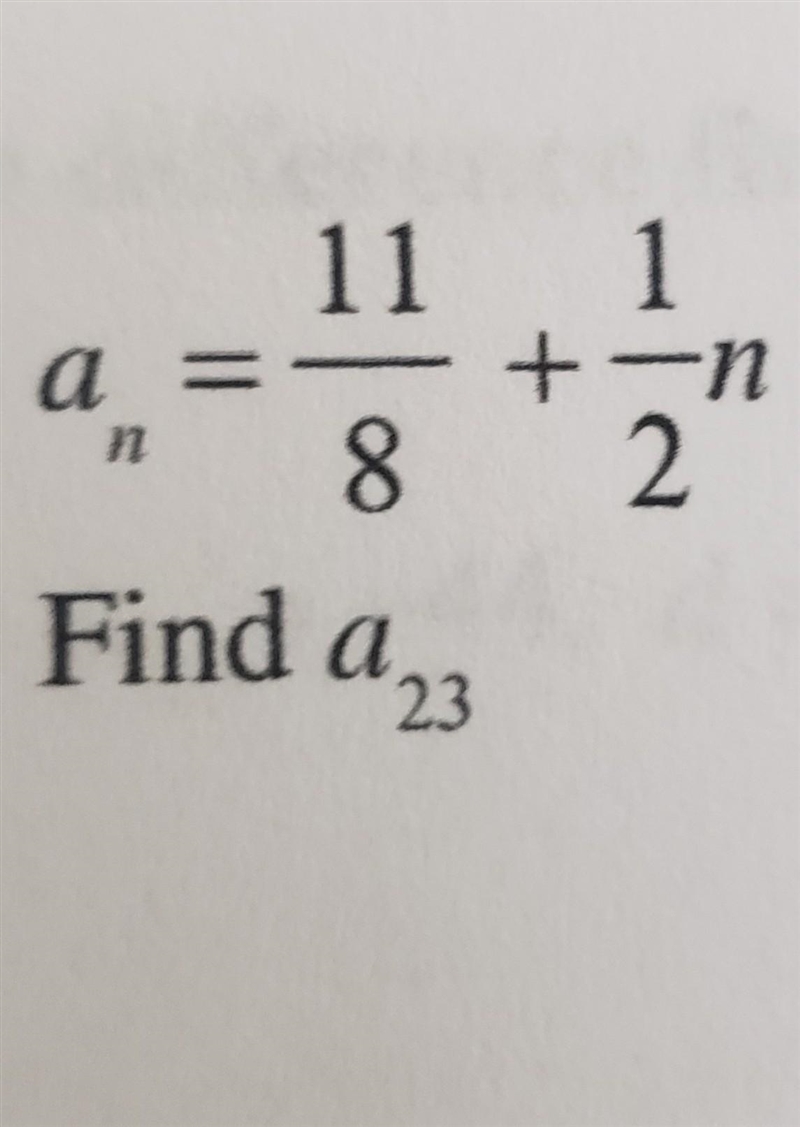 I need the first five terms and the 23 term thank you-example-1