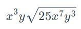 Assuming x and y are both positive, write the following expression in simplest radical-example-1