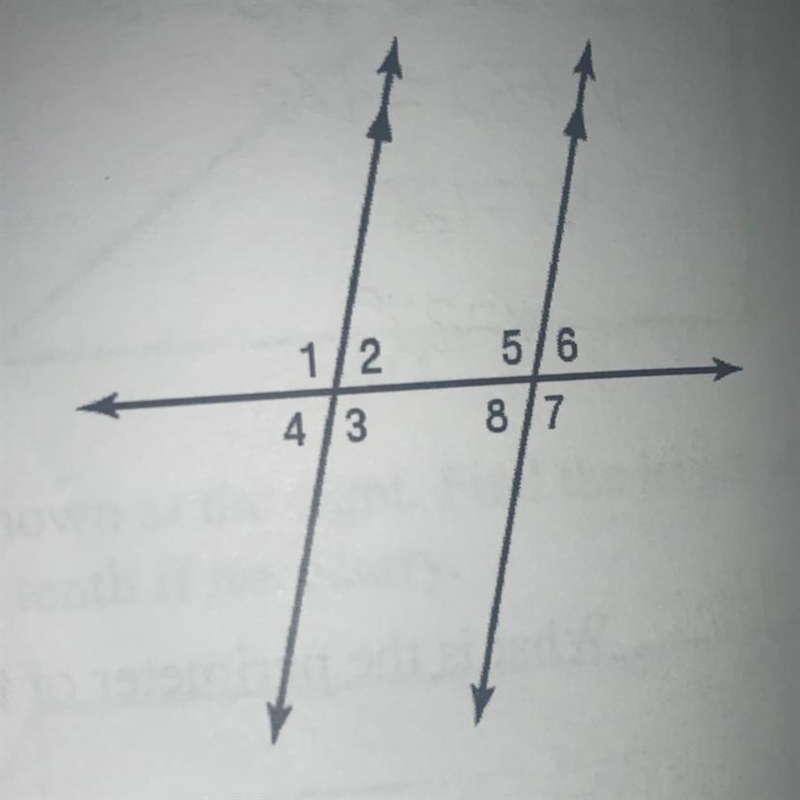 Find the measure of all the angles if m<2 = 76°-example-1