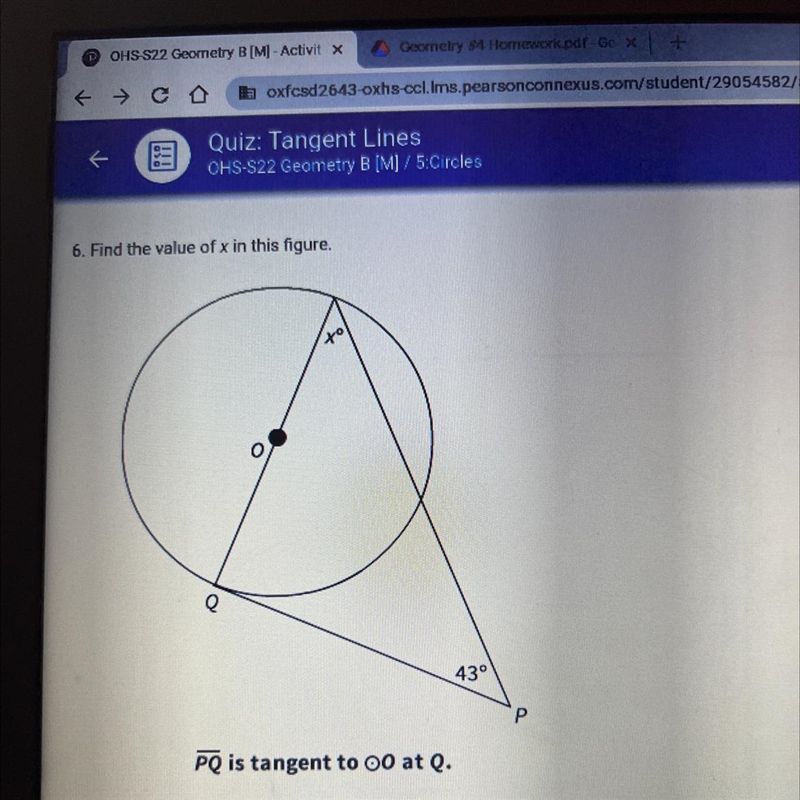 Find the value of x in this figure-example-1