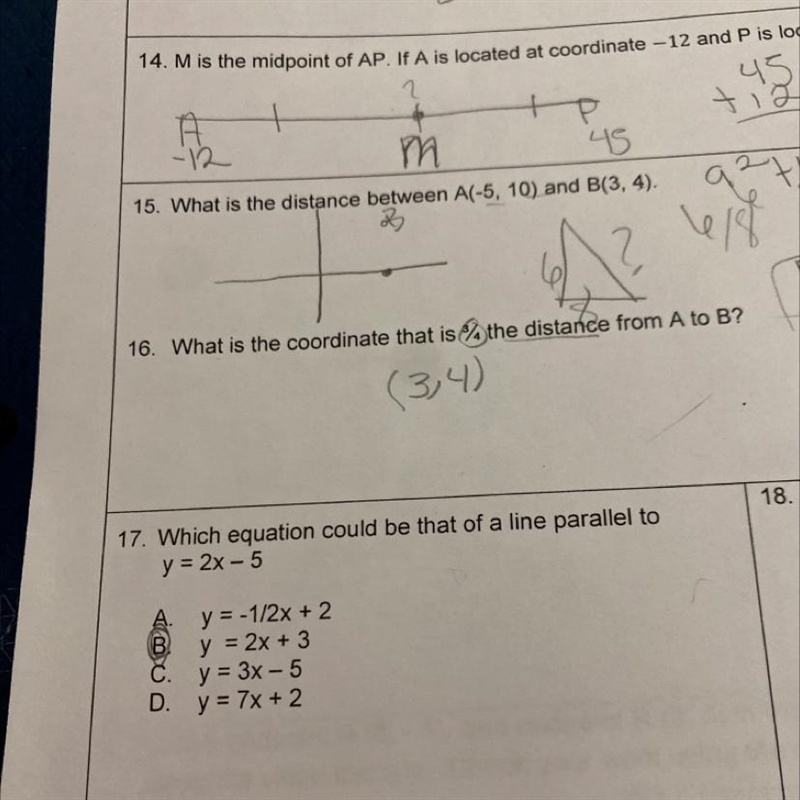 18. Referring to question 17, which equation could be thatwhich is perpendicular to-example-1