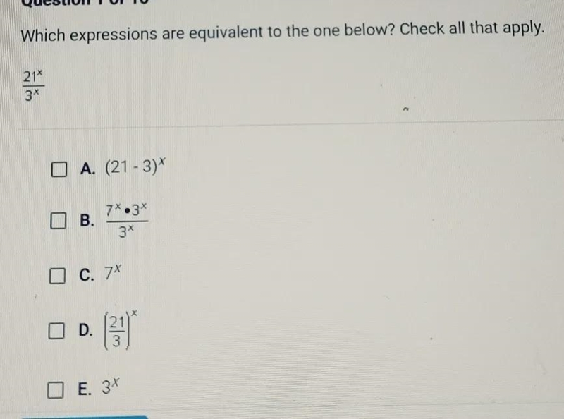 Which expressions are equivalent to the one below? Check all that apply. 212 32-example-1