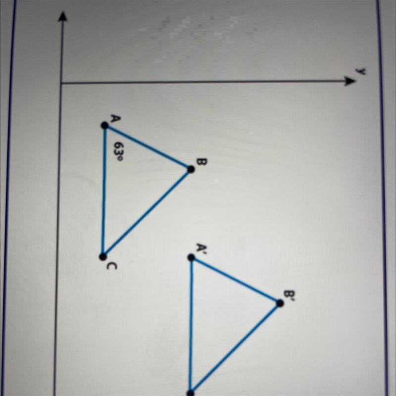 Triangle ABC has been translated to create triangle A'B'C'. Which of the following-example-1