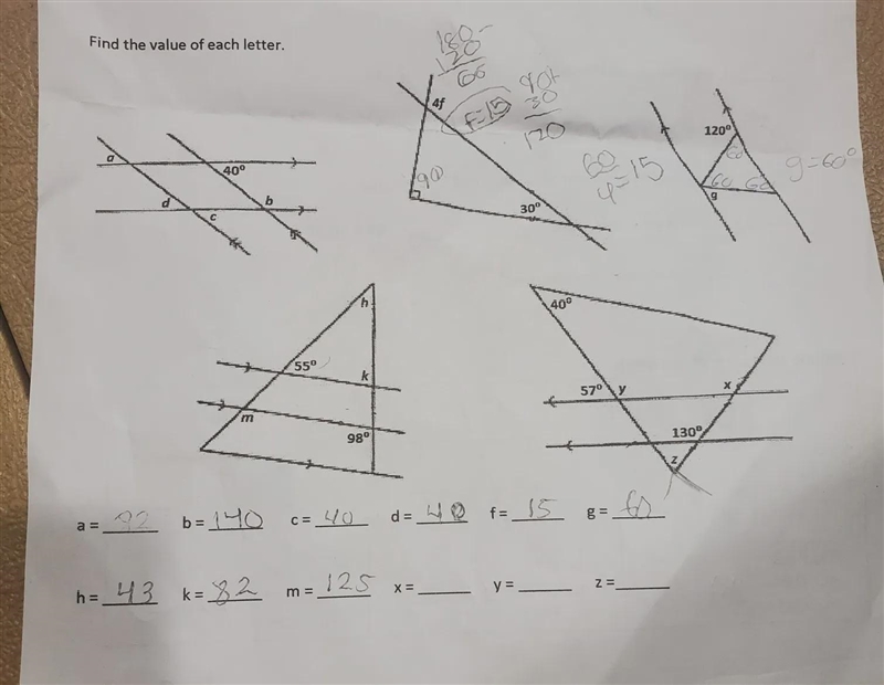 I need help on the last 3 and I dont know if the rest are correct please help-example-1