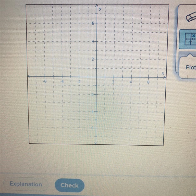 Here is a system of equations. {y= 2x+5 {y= x+1 Graph the system. Then write its solution-example-1