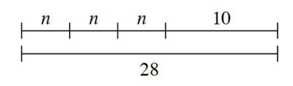 Write an equation to represent the diagram on the left.-example-1