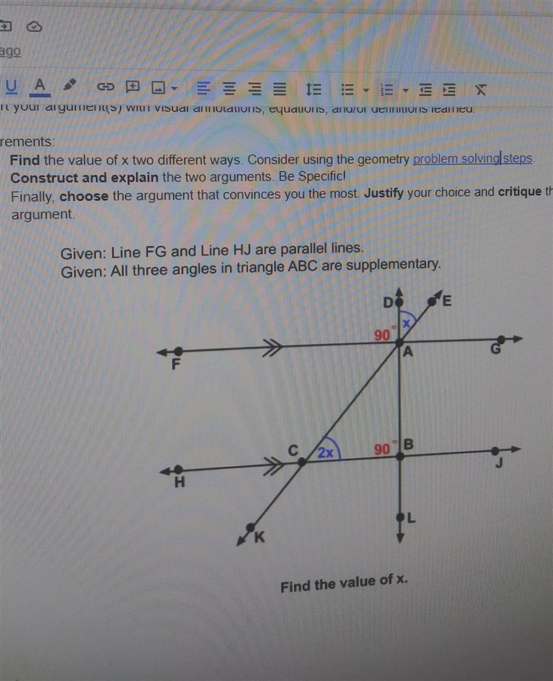 Can someone help me with this math problem and find 2 methods to do this-example-1