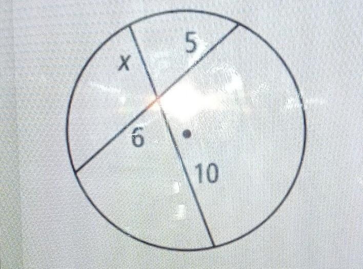 Find the value of each variable using the given chord, secant and tangent lengths-example-1