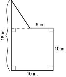 What is the area of the figure? Enter your answer in the box. in²-example-1