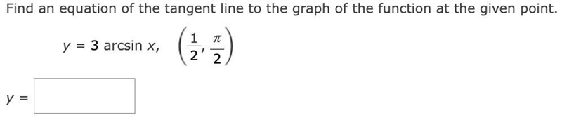 Find an equation of the tangent line to the graph of the function at the given point-example-1