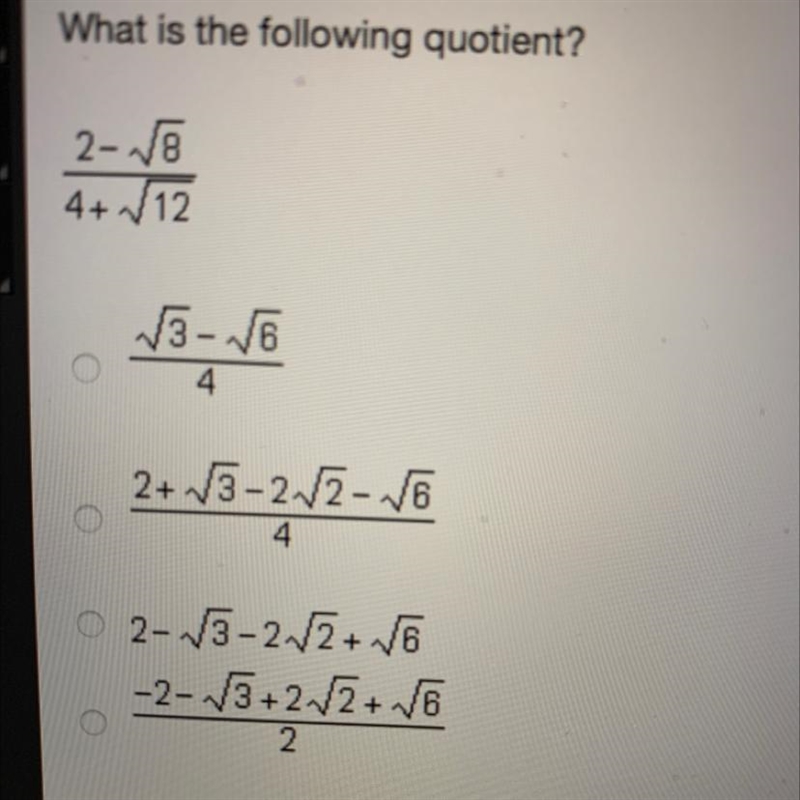 What is the following quotient?-example-1