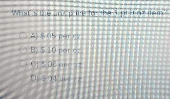 What is the unit price for the 1pt 9 ounce item-example-2