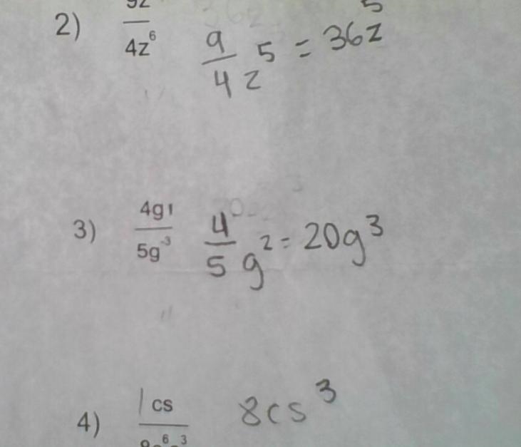 I need help on exponents with multiplication and division answer has to be positive-example-2