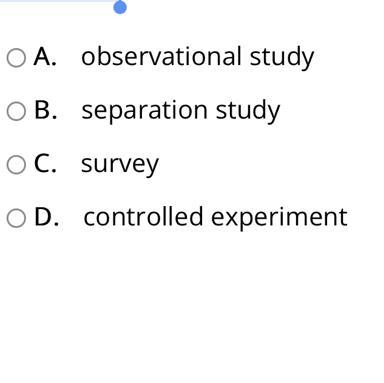 Select the correct answer.A scientist is testing the effectiveness of a new medication-example-1