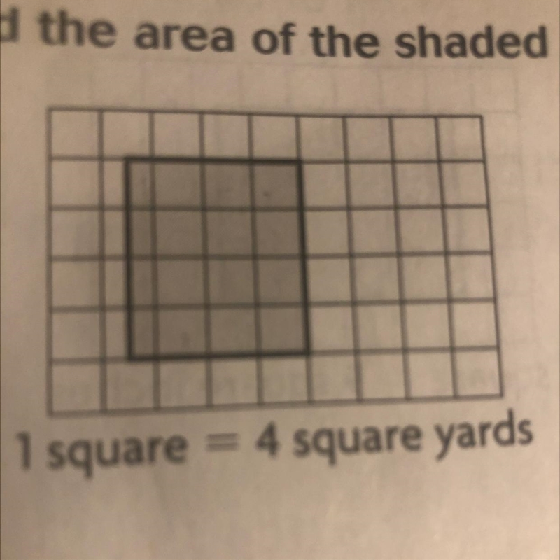 Find the area of the shaded shape. Write the area in square units-example-1