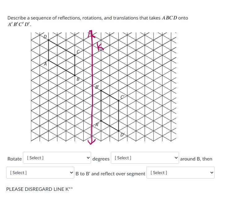 **I WILL DELETE ANY BS OR WRONG ANSWERS** Describe a sequence of reflections, rotations-example-1