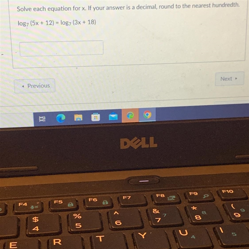 Solve each equation x. If your answer is a decimal, round to the nearest hundredth-example-1