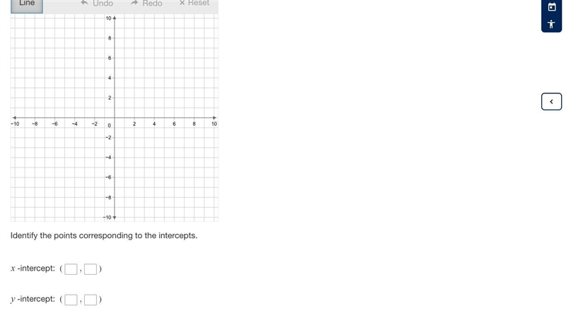 Use intercepts to graph the linear equation -2x+6y=18 .-example-1