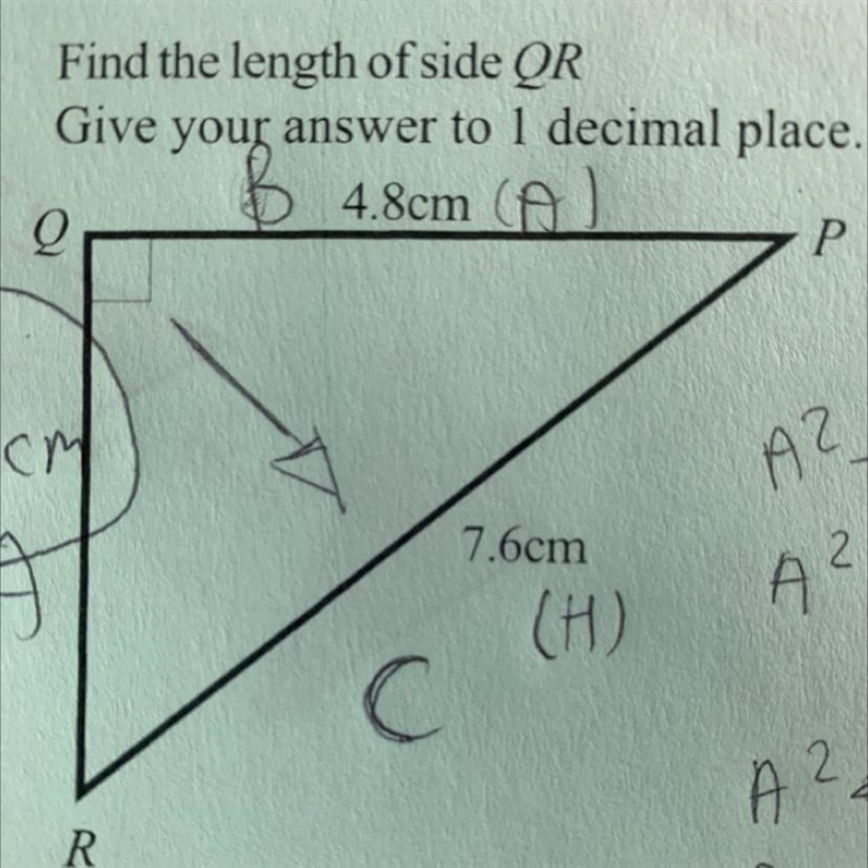 What’s the length of QR?-example-1