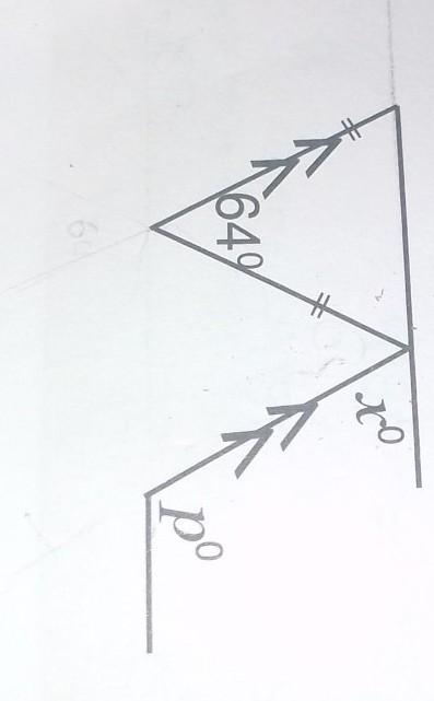 Find the value of p and x​-example-1