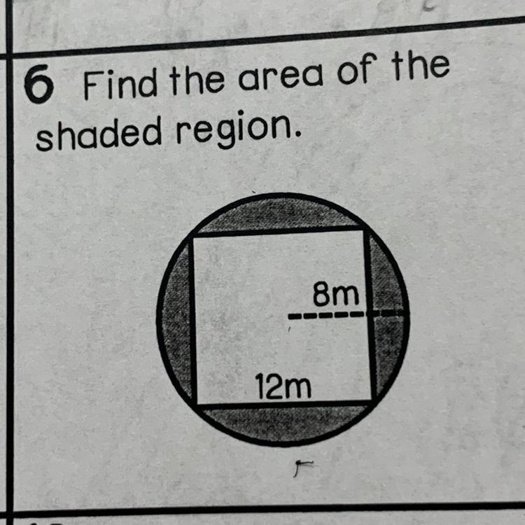 Find the area of the shaded region.-example-1