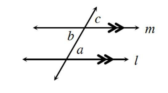 A. Examine the diagram at right. If l || m, what do you know about the-example-1