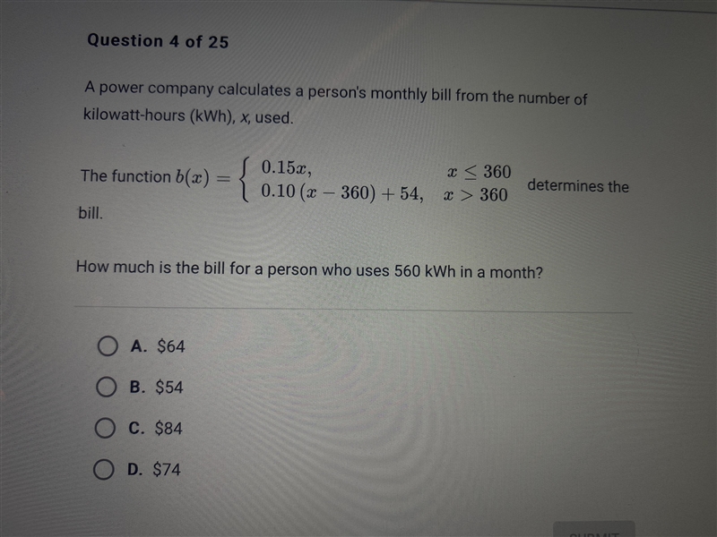 Functions and Relations. Please help! A, B, C or D? Thanks!!!!!-example-1