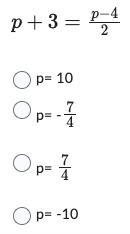 Please help! Solve for p.-example-1