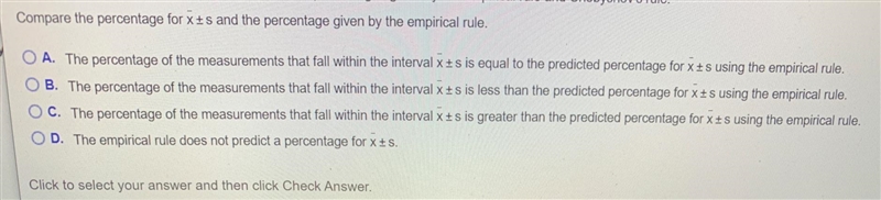 The following is a sample of 20 measurements.Answer b part-example-2