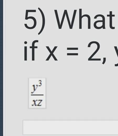 What is the value of the given expression if x = 2, y = 6, and z = 4?-example-1