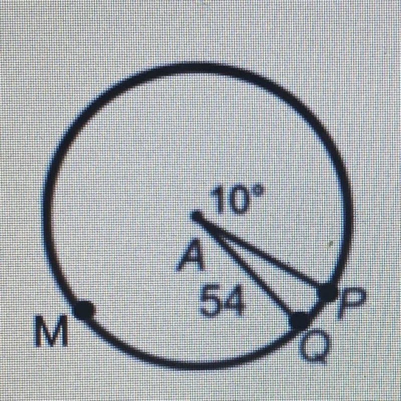 What is the circumstance length? what is the length of Arc PQ? what is the length-example-1