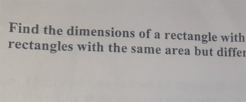 find the dimensions of a rectangle with area 24 meters. what is its perimeter ? find-example-1