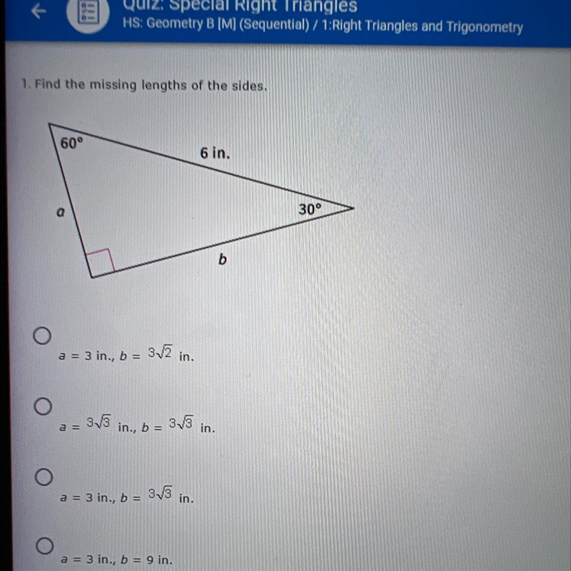 Find the missing lengths of the sides.-example-1