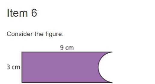 Find the area of the composite figure to the nearest half unit. Use 3.14 for π.-example-1