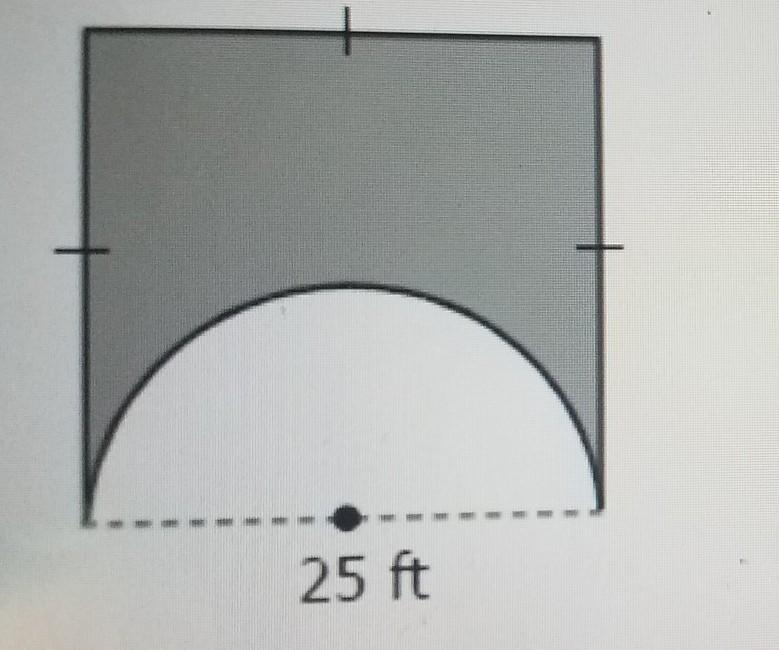 Find the area of the shaded region. Round to the nearest hundredth. Use the pi symbol-example-1