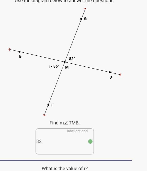 What is the value of r?-example-1