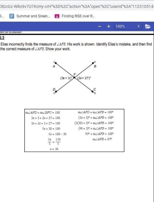 Elias incorrectly finds the measure of-example-1