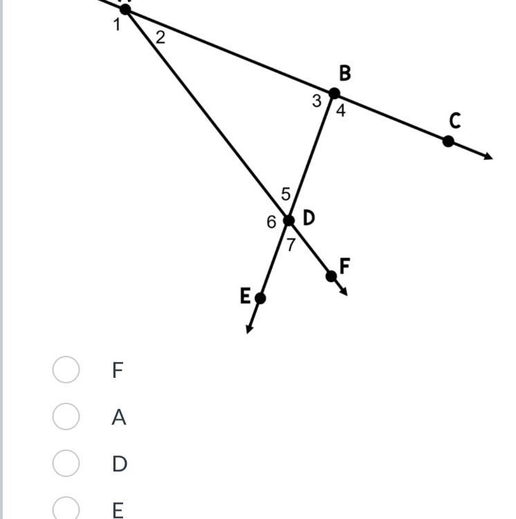 Name the vertex of angle 6.-example-1