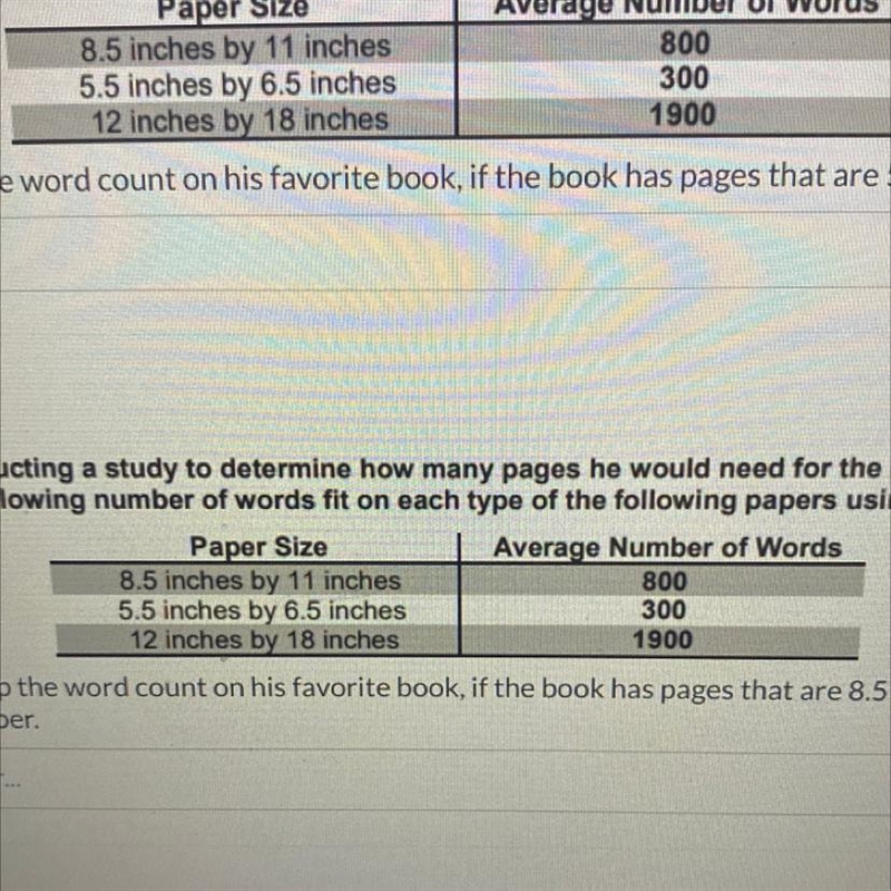 A student was conducting a study to determine how many pages he would need for the-example-1