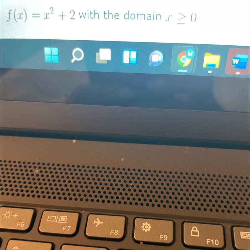 Find the inverse of the function below and graph of both the function and is inverse-example-1