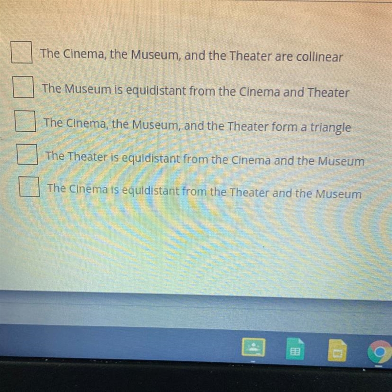 Question 5 of 27Three buildings in a town are mapped on a coordinate grid, The Cinema-example-1