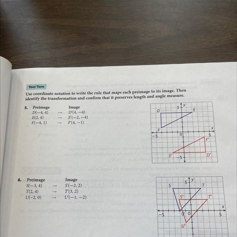 I’m trying to find the rule of transformations and then preserving the length and-example-1