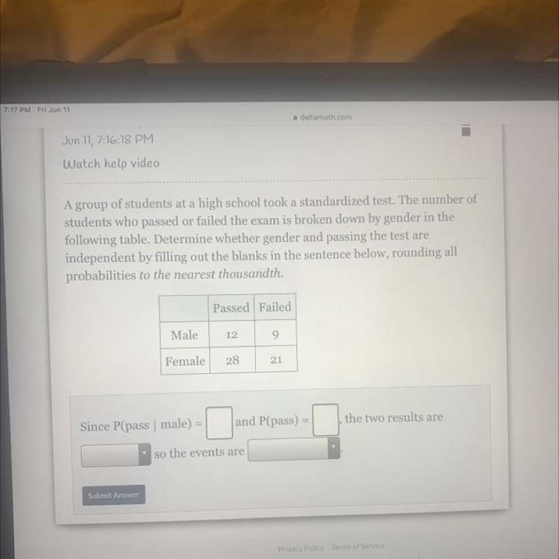 A group of students at a high school took a standardized test. The number ofstudents-example-1