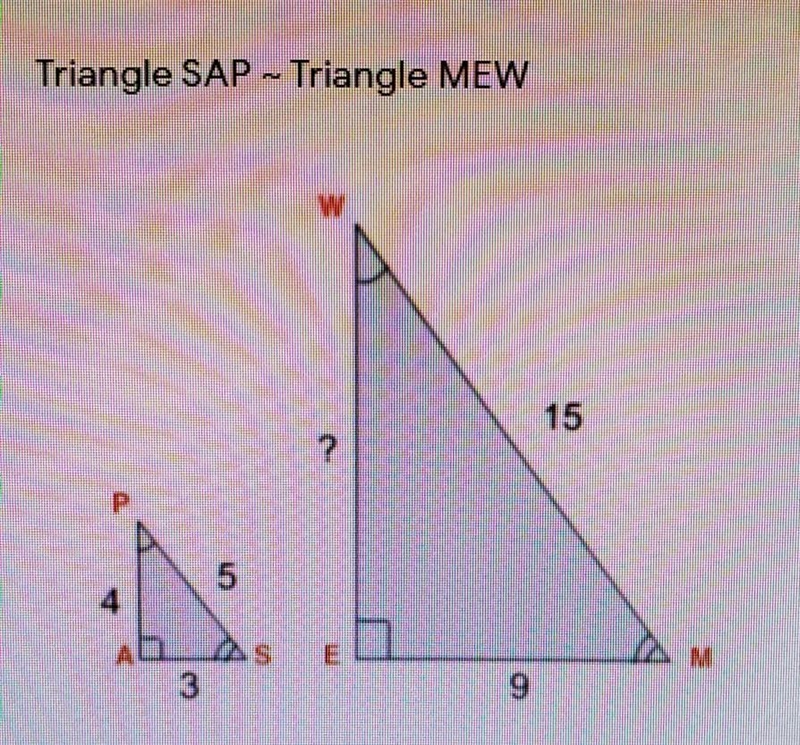 How do i solve for the missing side using side length ratios-example-1