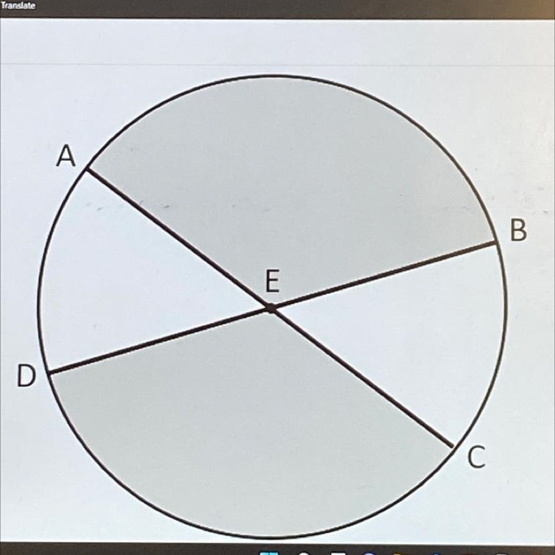 Find the area of the shaded piece. Round to the nearest HUNDREDTH, if needed.AC=24 and-example-1