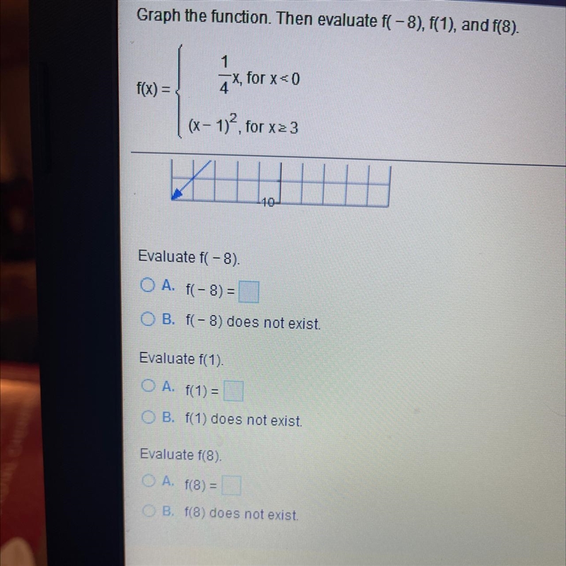 The picture is attached. I have to solve each one and then choose the graph. Well-example-1