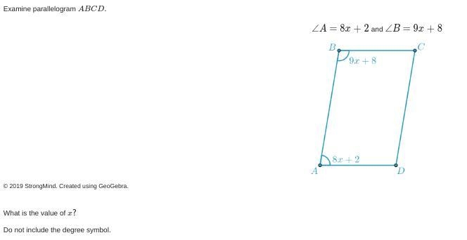 Examine parallelogram ABCD.-example-1