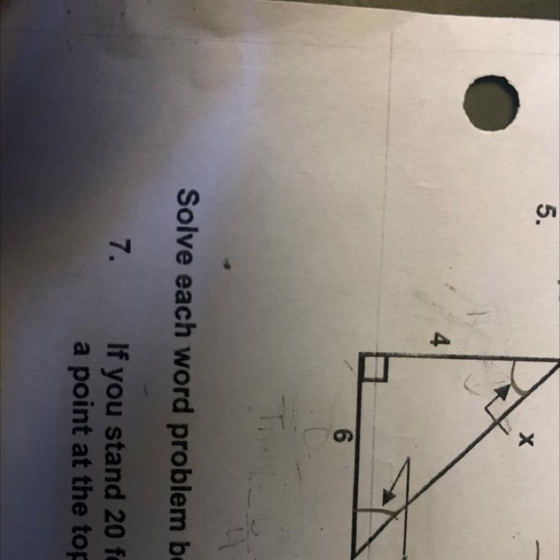 How do I find the X and y value in this type of triangle?-example-1