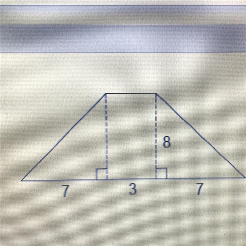 What is the area of this trapezoid? Enter your answer in the box ___ units2-example-1