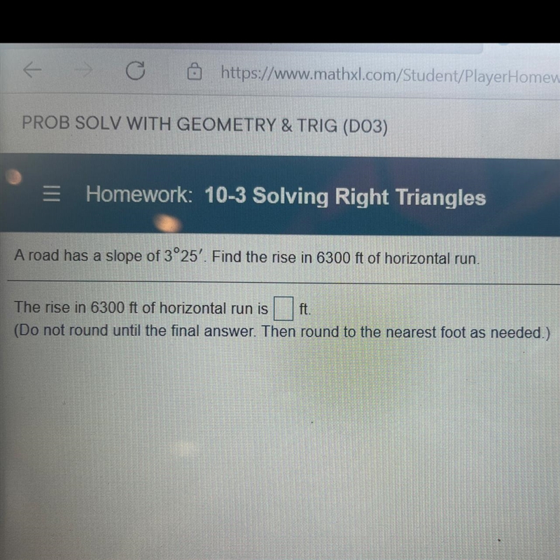 Round the final answer to the nearest foot as needed-example-1